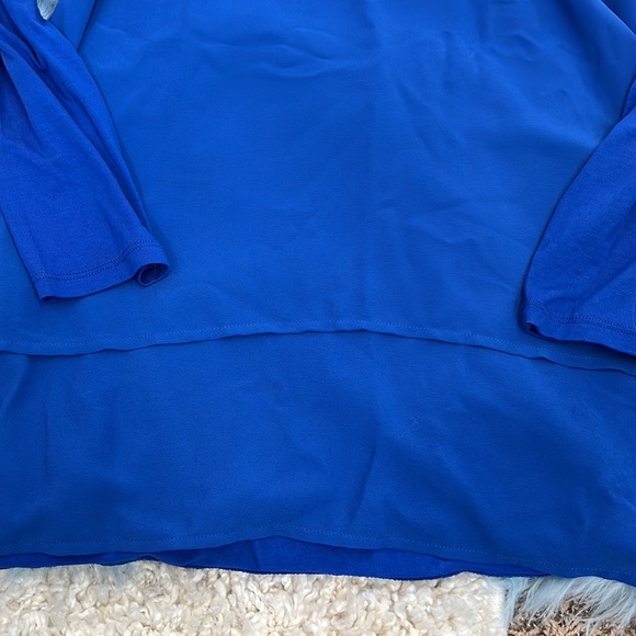 NWT! Blue Michael Kors 3/4 sleeve Tunic! Size medium! - Picture 3 of 5